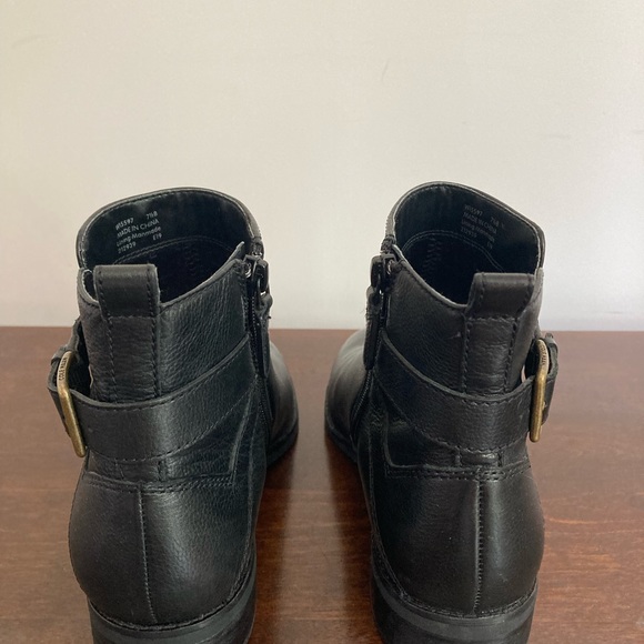 Cole Haan Black Leather Ankle Boots - Picture 3 of 5